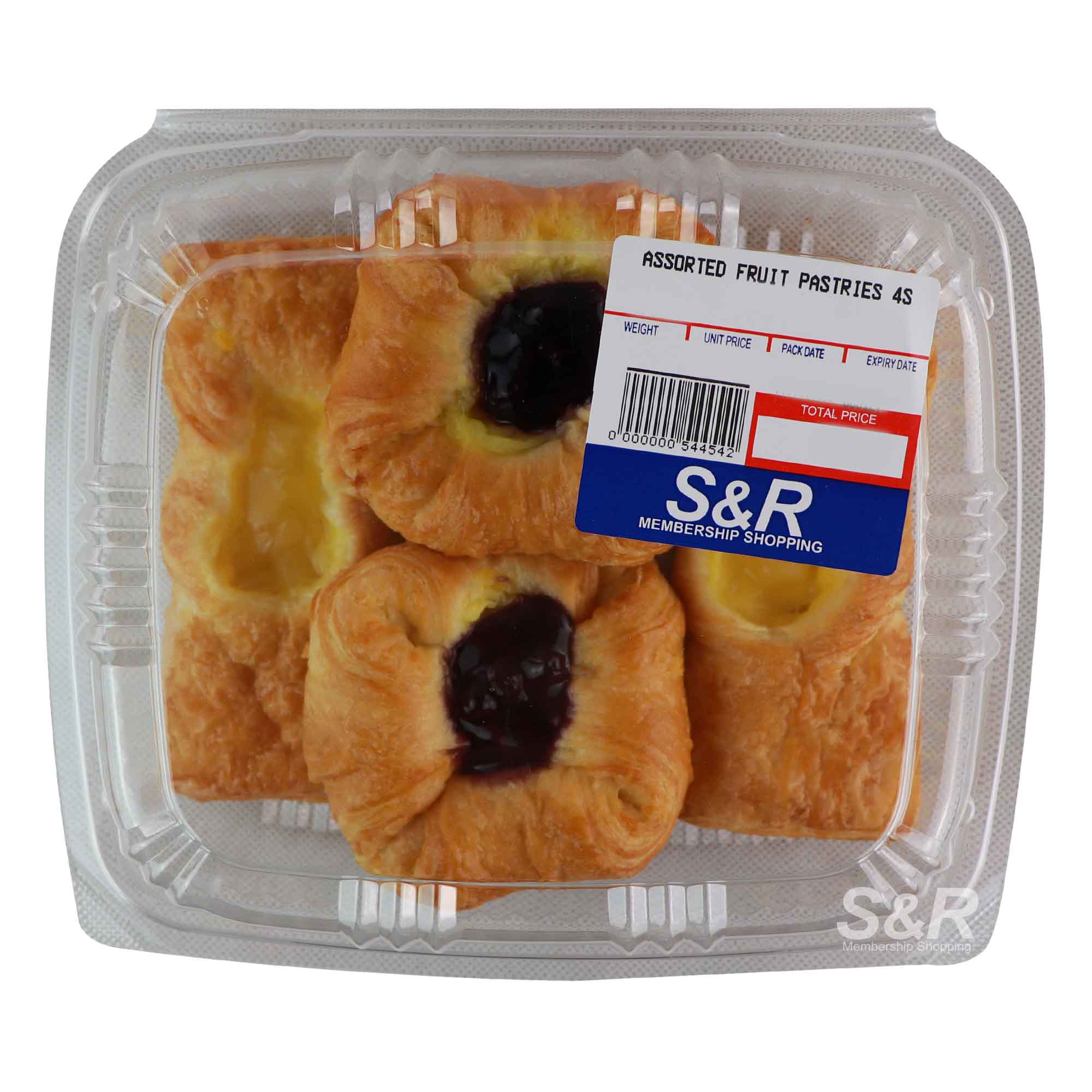 S&R Assorted Fruit Pastries 4pcs S&R Assorted Fruit Pastries 4pcs